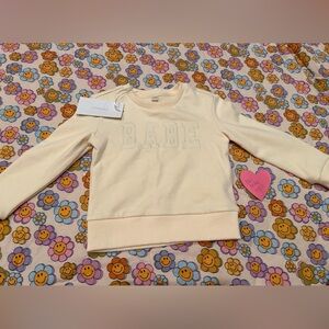 Brooklyn Grace Babe Cream Kids Sweatshirt